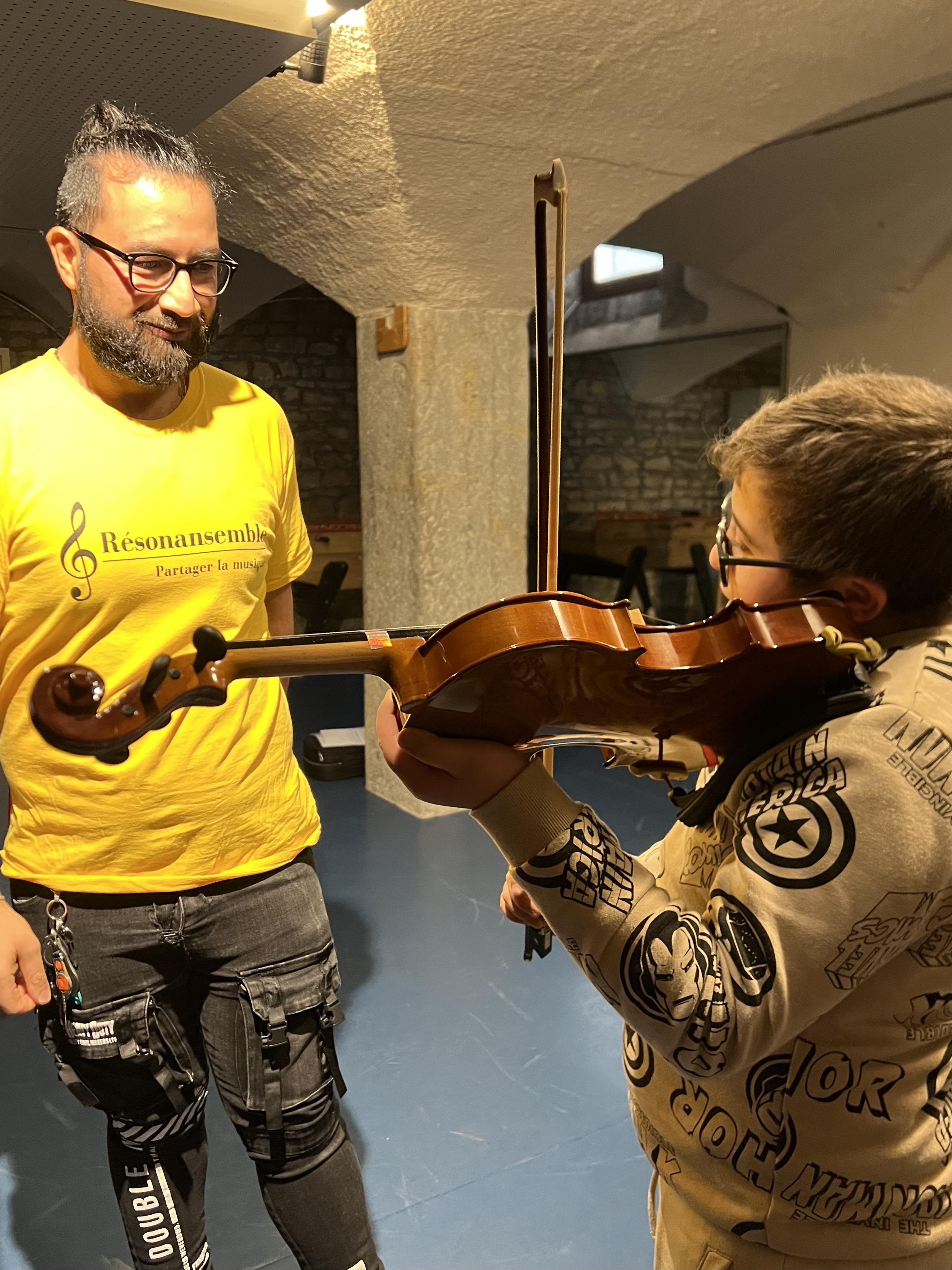 Bernard, bénévole accompagnateur Résonansemble